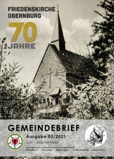 1. Seite Gemeindebrief der evang.-luth. Kirchengemeinde Obernburg