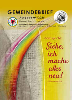 Gemeindebrief November - Januar 2026