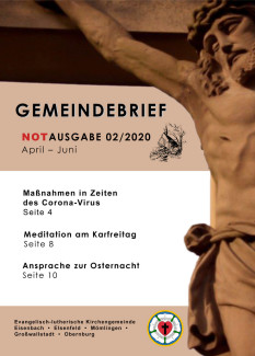 Bild Gemeindebrief Ostern Notausgabe 