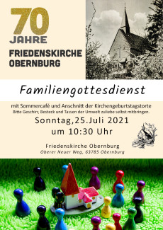 Sommer-Familiengottesdienst 25.07.2021