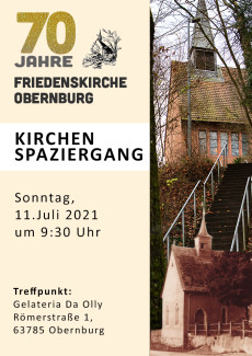 Kirchenspaziergang von Wendelinus-Kapelle zur Friedenskirche