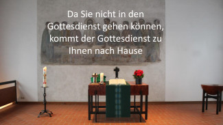 Einladung zum Gottesdienst zu Hause