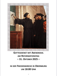 Gottesdienst am Reformationstag